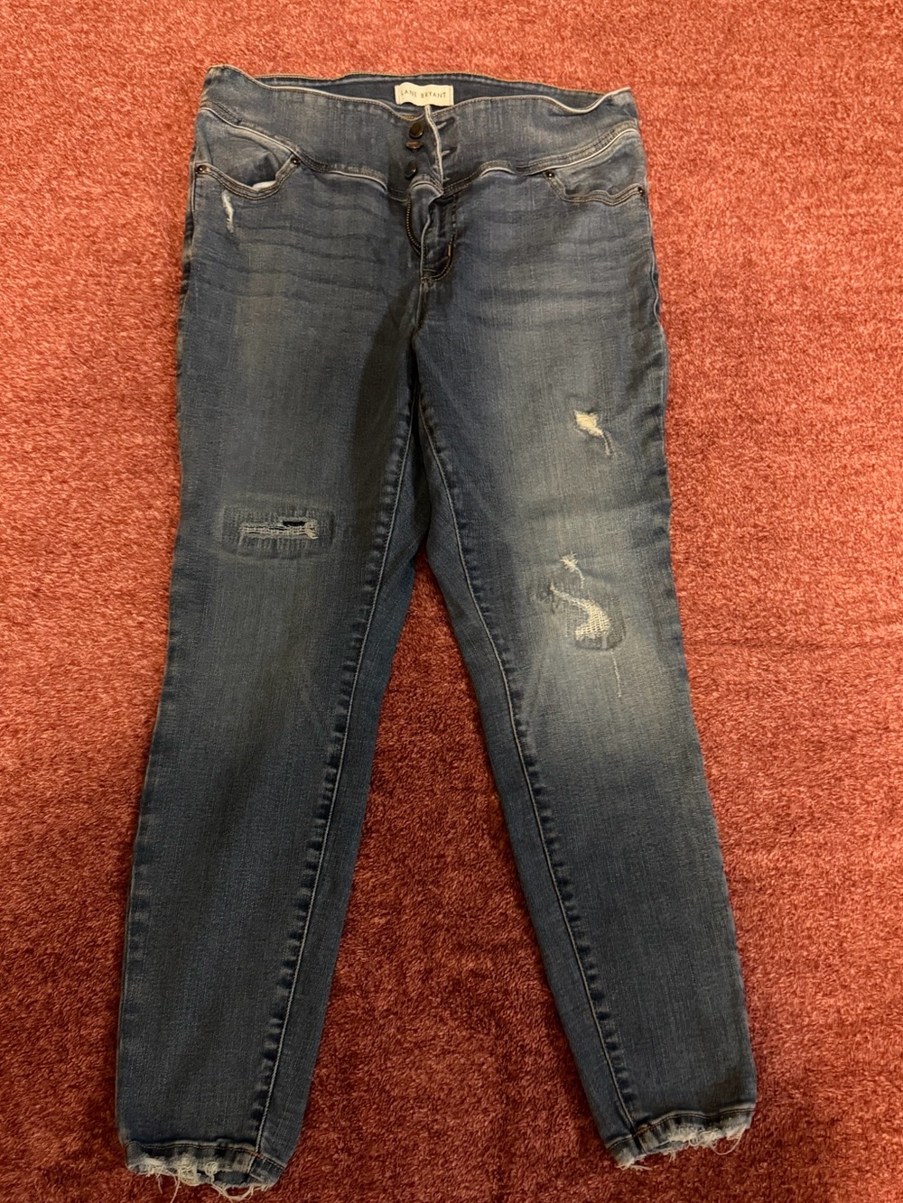 Distressed Womens Jeans